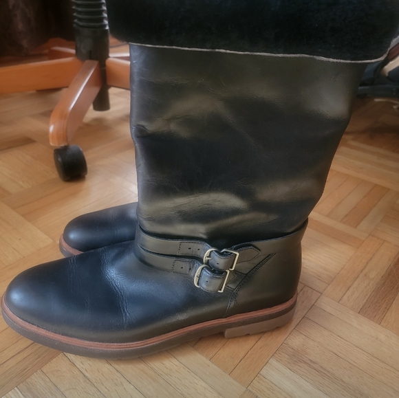 Timberland Boot Co.  Riley Pull-on Boot A24NB Size 11 Black leather - Picture 5 of 8